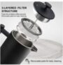 34oz Secura French Press Stainless Steel Insulated Coffee Maker
