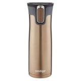 Contigo AUTOSEAL West Loop Vaccuum-Insulated Stainless Steel Travel Mug, 20 oz, Latte