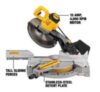 DEWALT 12″ 15-Amp Single Bevel Compound Miter Saw