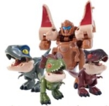 40% OFF(30% OFF+10%Coupon OFF) 2 in 1 Small Dinosaur Transforming Robot Toys，Weelth 4Packs Dinosaur Fun Transformed Robot Toys ,Dinosaur Figure Set Transforming Gifts Toys for Kids 3 + Years Old