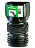 Flex-Drain ADP53102 Downspout Adaptor, Landscaping Drain Pipe Adapter 3 by 4 by 4-Inch