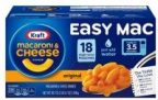 18-Pack of Kraft Easy Mac Microwavable Macaroni & Cheese Pouches