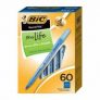 eBay Coupon Deal: 60-Ct BIC Round Stic Medium Point Ballpoint Pens (Blue) $1 & More + Free S&H