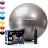 DynaPro Heavy Duty Black Exercise Ball for Full Body