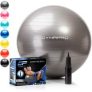 DynaPro Heavy Duty Black Exercise Ball for Full Body