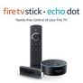 Fire TV Stick bundle with Echo Dot (2nd Gen) – Black