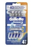 4-Count Gillette Sensor3 Comfort Disposable Razor