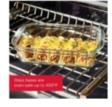 6-Piece Rubbermaid Brilliance Glass Food Storage Containers (2x 3.2-Cup + 8-Cup)