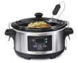 Hamilton Beach Stainless Steel 6-Quart Programmable Slow Cooker With Temperature Probe