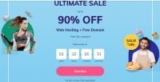 90% OFF Web Hosting + Free Domain