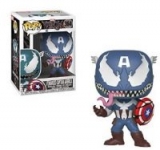 Funko Pop Marvel: Venom – Venom Captain America Collectible Figure, Multicolor
