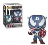 Funko Pop Marvel: Venom – Venom Captain America Collectible Figure, Multicolor