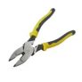 Klein Tools 9″ Journeyman High Leverage Side Cutting Crimping Pliers