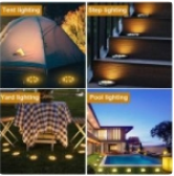 Aogist Solar Ground Lights8 LED Garden Lights Waterproof Patio Outdoor Light with Light Sensor $14.29+free Shipping