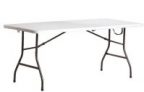 Living Accents 6′ Rectangular Fold-In-Half Table