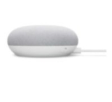 Google Nest Mini (2nd Gen) Google Assistant in Chalk + GE Smart Plug Bundle