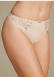 Cotton Blend Side Lace Thong-Buy 3 for the price of 2 -@marksandspencer