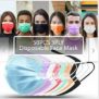 50-Count 3-Ply Disposable Face Masks (Blue)