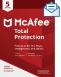 McAfee Total Protection – 5 Devices [Activation Card by Mail]-$29.99