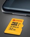 Kodak High Speed U3 A1 V30 Micro SD Card TF Card – Yellow 32GB $9.19
