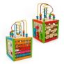 Multifunction 5-in-1 Wooden Bead Maze Activity Cube – $19.99 Shipped Free
