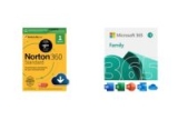 15-Month Microsoft 365 Family (6-Users) + Norton 360 Antivirus (1-Device)