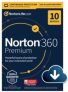 Norton 360 Premium, Antivirus Software, 10 Device, 1 Year with Auto Renewal, PC/Mac Download