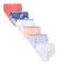 Hanes Girls’ 100% Cotton Tagless Brief Panties, Multipack