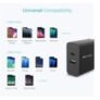 KEYMOX 30W 2-Port Charger w/ 18W USB-C Power Delivery Adapter
