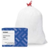 Prime Members: 200-Ct 13-Gallon Solimo Tall Kitchen Drawstring Trash Bags