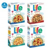4-Count 13oz. Quaker Life Breakfast Cereal (3 Flavor Variety Pack)