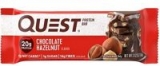 Quest Nutrition Chocolate Hazelnut Protein Bar, High Protein, Low Carb, Gluten Free, 12 Count