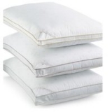 Calvin Klein Tossed Logo Hypoallergenic Down Alternative Gusset Pillows -Standard – All Firmnesses $5.99 – King – $9.99 at Macys. Free Store Pickup or Free Ship at $25.