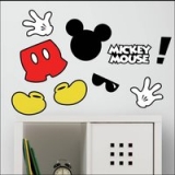 RoomMates Peel & Stick Removable Wall Decals: Mickey Mouse
