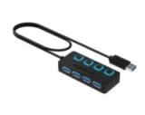 Sabrent 4-Port USB 3.0 Slim Hub w/ 2′ Cable
