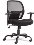 Alera Merix450 Series Big & Tall Mesh Swivel/Tilt Chair, Black – $164.98 Each