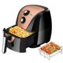 Secura Electric Hot Air Fryer and Additional Accessories(5.3Qt Gold) $74.99