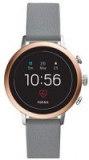 Fossil Women’s Gen 4 Venture HR Heart Rate Stainless Steel and Silicone Touchscreen Smartwatch