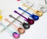 OD’lover Creative Stainless Steel Guitar Spoon Dessert