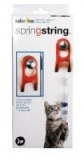 JW Pet Company Spring String Feathered Mouse Door Knob Cat Toy