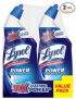 2-Pack of 24oz Lysol Power Toilet Bowl Cleaner