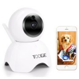 TOOGE Pet Camera, Dog Camera FHD Pet Monitor Indoor Cat Camera Night Vision 2 Way Audio and Motion Detection(Updated)