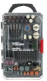 208-Piece Hyper Tough Rotary Tool Accessory Kit w/ Storage Case