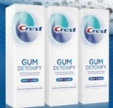 3-Pack 4.1oz Crest Gum Detoxify Deep Clean Toothpaste