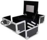 Boylymia Makeup Train Case Professional Adjustable
