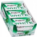 9-Pack of 16-Count Trident White Sugar Free Gum (Spearmint)