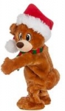 Gemmy Twerking Christmas Bear Bluetooth Plush