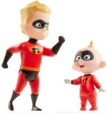 Disney Pixar Incredibles 2 Champion Series Dash & Jack-Jack Action Figures