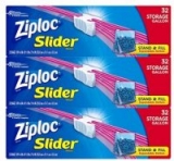 Ziploc: 840-Ct Sandwich Bags $15.50, 810-Ct Snack Bags