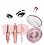 Magnetic Eyelashes with Magnetic Eyeliner Eye Makeup Lashes Kit Natural Look Magnetic Eyelashes Set (Pink)